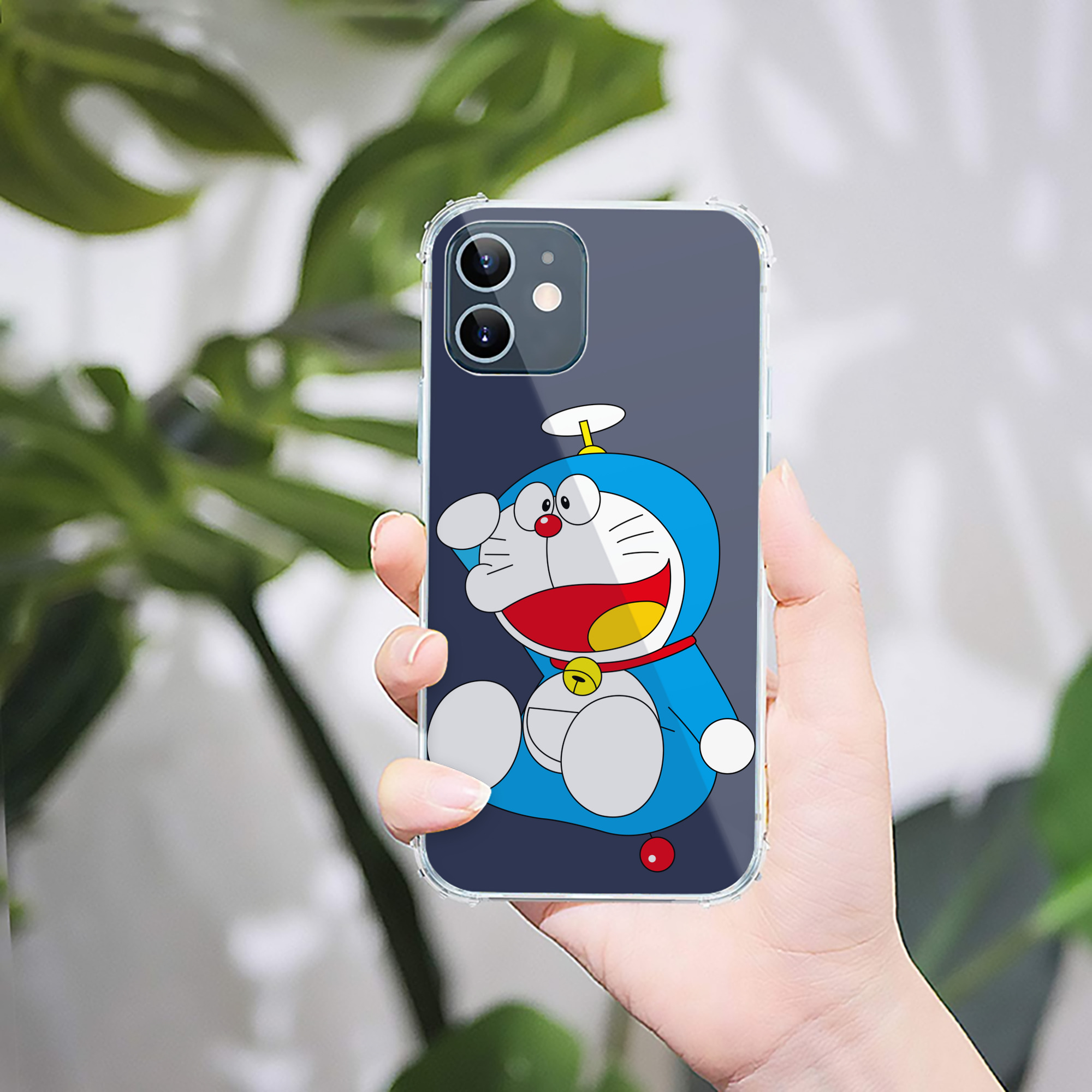 （画像用） ドラえもん Doraemon 【iPhone 12シリーズ対応】透明スマホケース（クリアソフトケース）